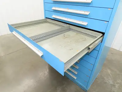 Nu-Era Modular Tool Storage Cabinet 11 Drawer 45x28x61" Stanley Vidmar