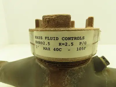 Hays 8MRD 2.5 Bronze Cold Water Meter 1" NPT