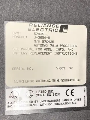 Used RELIANCE ELECTRIC 57C435 Misc Electrical & Power Parts | Surplus Asset Holdings #1218823