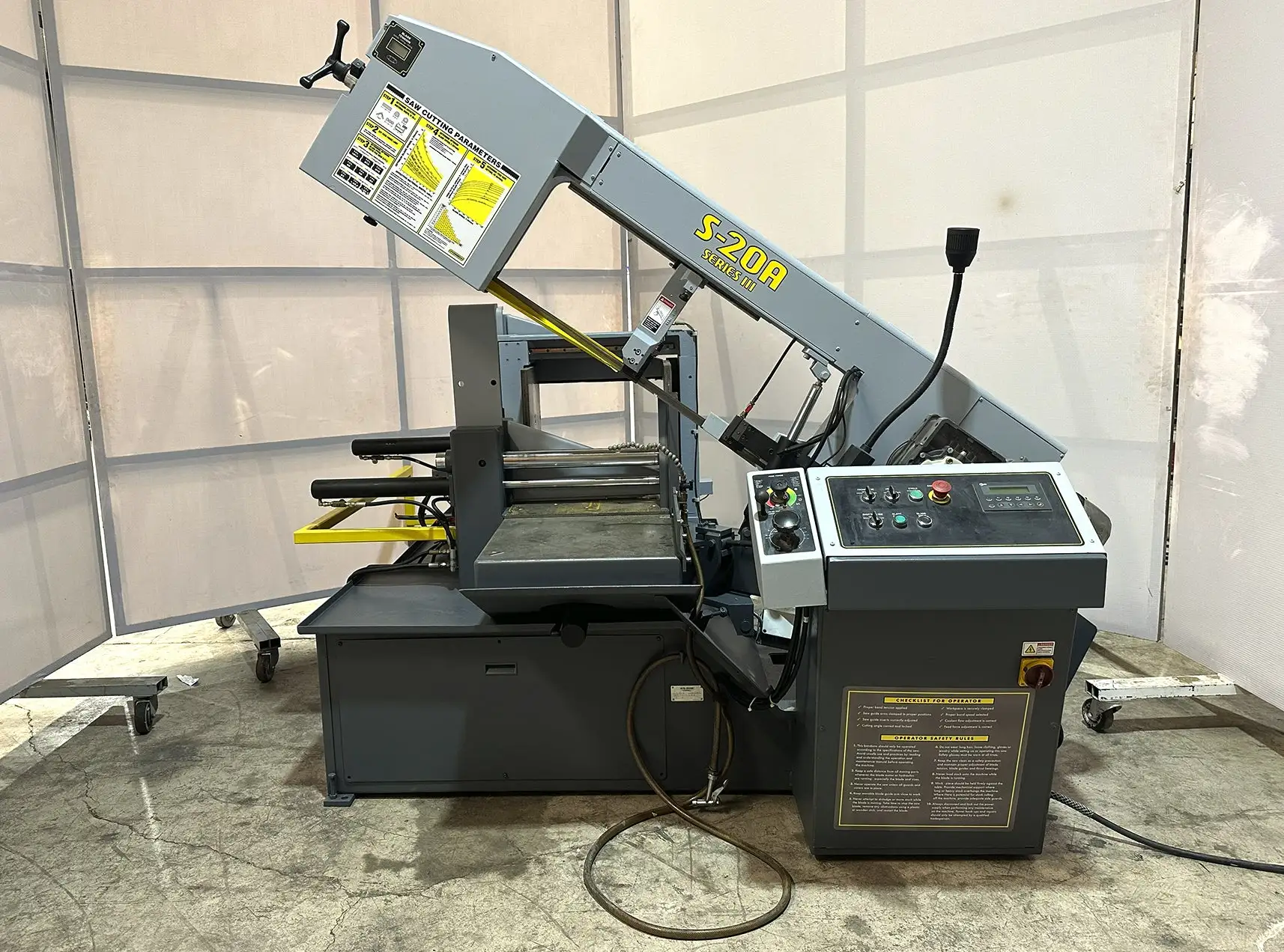 Used HYDMECH S-20A Horizontal Band Saws Texas US | FMI Trading #1371376