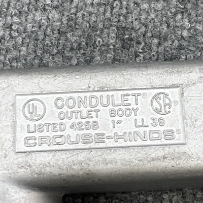 New | in-Stock Crouse-Hinds LL39 Electrical Fittings California US | Davliegogo LLC #1706587