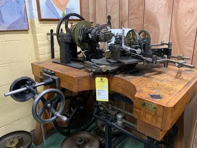 0365 RA Lienhard Chaux-De-Fonds Engine Turning Machine Circa 1904