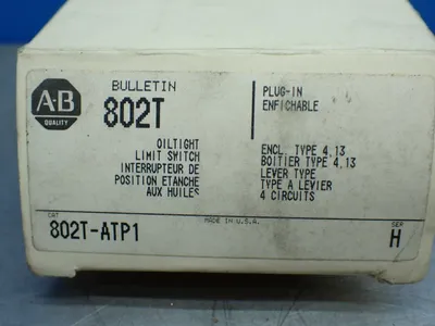 NEW ALLENBRADLEY 802TATP1