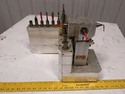 Weeke BP12 22 Position Main Drill Head Tool Holder Assembly From CNC Router