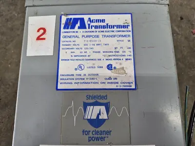 USED ACME ELECTRIC CORPORATION T-2-53114-1S