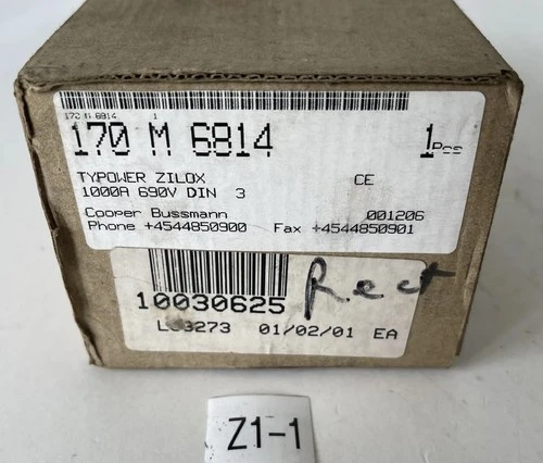 NEW Cooper Bussmann 170M6814