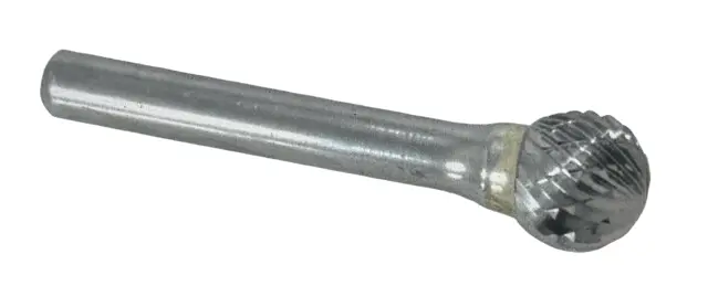 SGS Pro 1/2" Carbide Burr SD-5 Double Cut Ball Head Shape USA Made