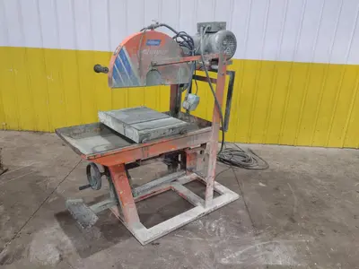 7.5 HP X 20" NORTON CLIPPER BLOCKBUSTER WET BRICK AND BLOCK SAW: YOBRO #25033
