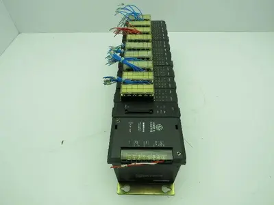 General Electric IC610CH120A Programmable Controller 10 Slot Rack With Cards