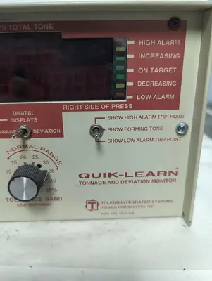 Used TOLEDO INTEGRATED QUICK LEARN Industrial Controls Ohio US | Surplus Asset Holdings #1460473