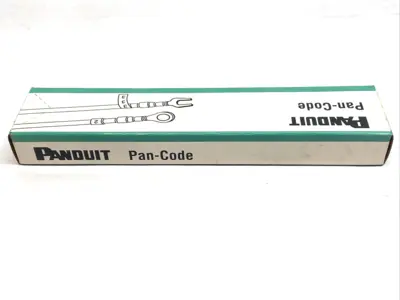 New | in-Stock Panduit Pan-Code Wire Marker Cards BOX OF 13 CARDS Blank Label Michigan US | Maverick Industrial Sales #1392504