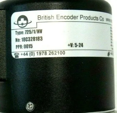 NEW BRITISH ENCODER 725/1/HV ENCODER 18C328183 7251HV