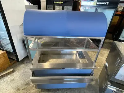 Used Randell Used 48" Randell RAN IC-3 Mobile Cold Food Table Iced Cold Pan Salad Bar Buffet Food Displays Illinois US | Falcon Restaurant Supply #1375898
