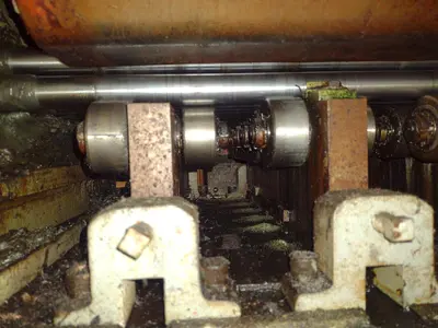 60" X .057" HERR-VOSS MODEL #66/1.156-19/9 4-HIGH BACKED UP PRECISION COIL LEVELER: YOBRO #25004