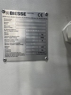 Used 2019 BIESSE "WINNER W1" Woodworking Handling Equipment California US | MachineryMax #1468873