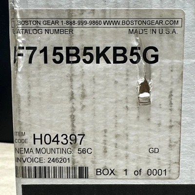 NEW Boston Gear F715B5KB5G