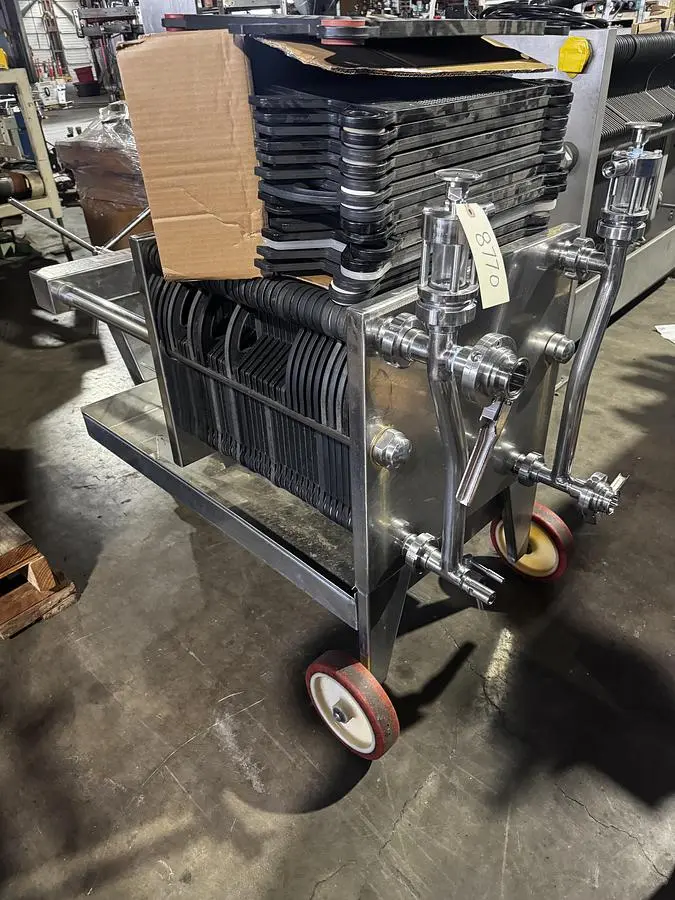 Used LETINA 40 X 40 PLATE FILTER Filter Presses Oregon US | Ager Tank & Equipment Co. #1060585