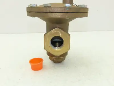 Cash Valve D53 Valve Brass 1" NPT Pilot Operated Max Working Press 250PSI N/O