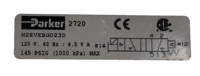 NEW PARKER H2EVXBG023D