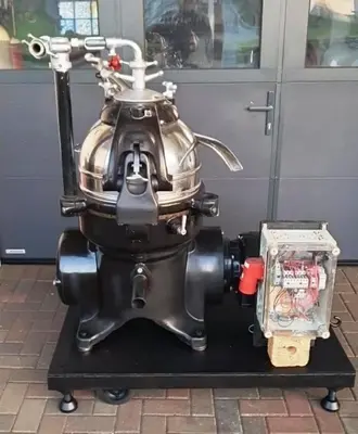 Westfalia KG 8006 chamber bowl centrifuge, 316SS.