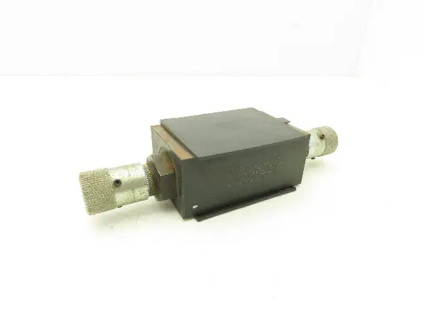 Parker FM3 Hydraulic Flow Control Manifold Mount Needle Valve