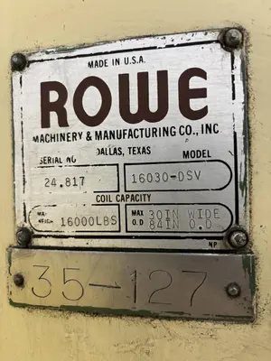 USED ROWE 16030-DSV