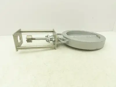 DN200 PN16 Wafer Butterfly Valve Cast Iron 8" W/Mount