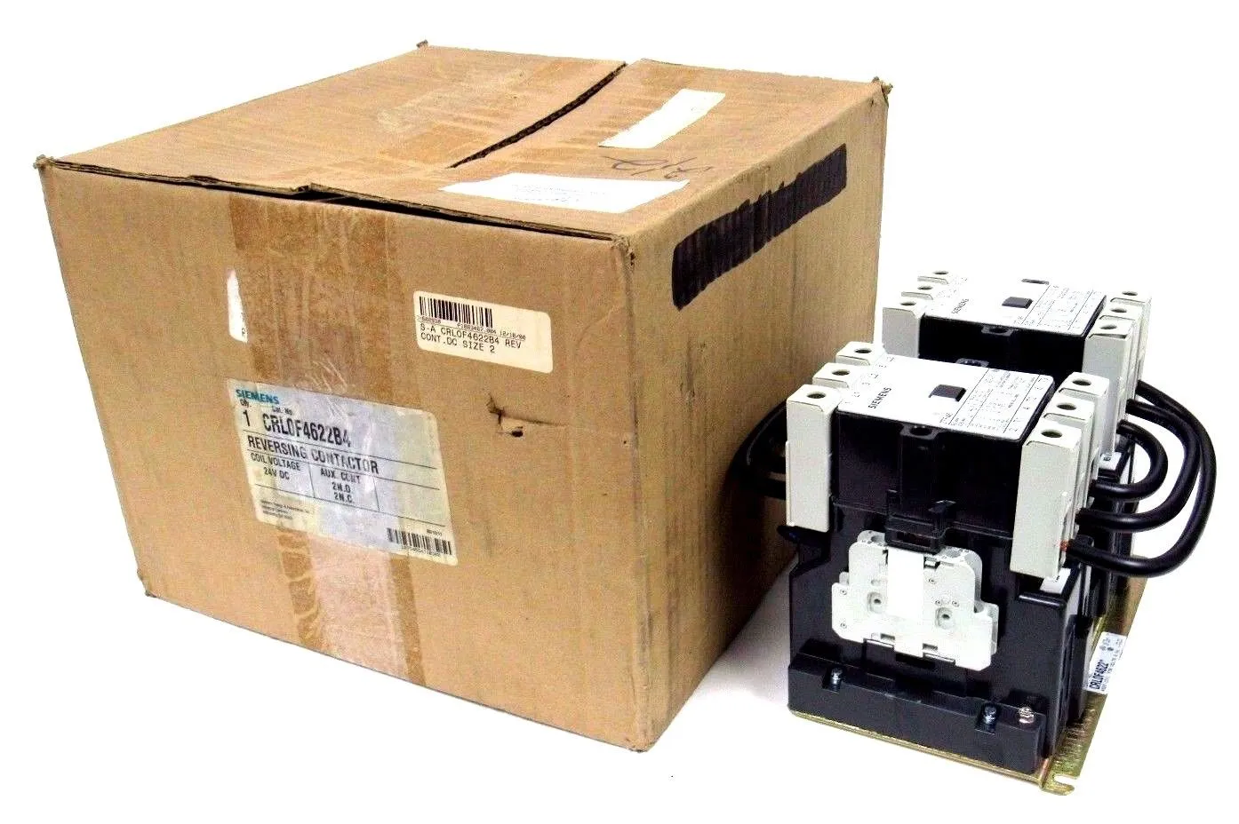 NEW SIEMENS CRL0F4622B4 REVERSING CONTACTOR 24VDC 3TF46220884 CRLOF4622B4