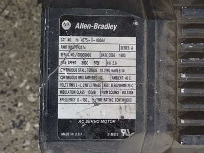 USED ALLENBRADLEY H4075RHD00AA