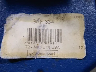 SKF 170mm / 6.693" Complete Pillow Block Bearing SAF 334 22334 CC/W33 Surplus