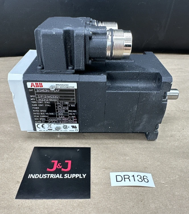 New | in-Stock ABB Baldor BSM63N-175AF Servo Motors Indiana US | J&J Industrial Supply #717280