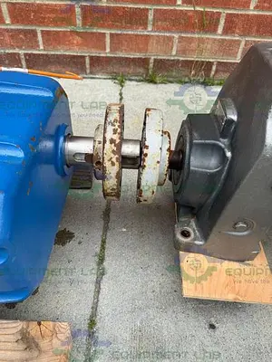 USED IDEX WRIGHT FLOW / VIKING S4S DURALOBE ROTARY LOBE PUMP  W/ 15 HP MOTOR