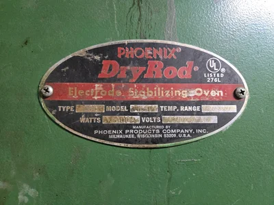 Dryrod Type 300 Electrode Stabilizing Oven (LOCATION: Batavia, OH)