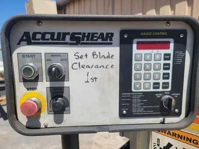 2001 ACCURSHEAR 62506 Shears-Power Squaring Hydraul. | Asset Exchange Corporation (1)