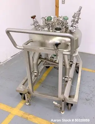 Used Sanitary 316L Stainless Steel Pressure Vessel – 100L Inox'ouest Mixing Tank