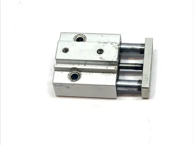 USED SMC MINIATURE GUIDE ROD CYLINDER 6MM BORE 10MM STROKE