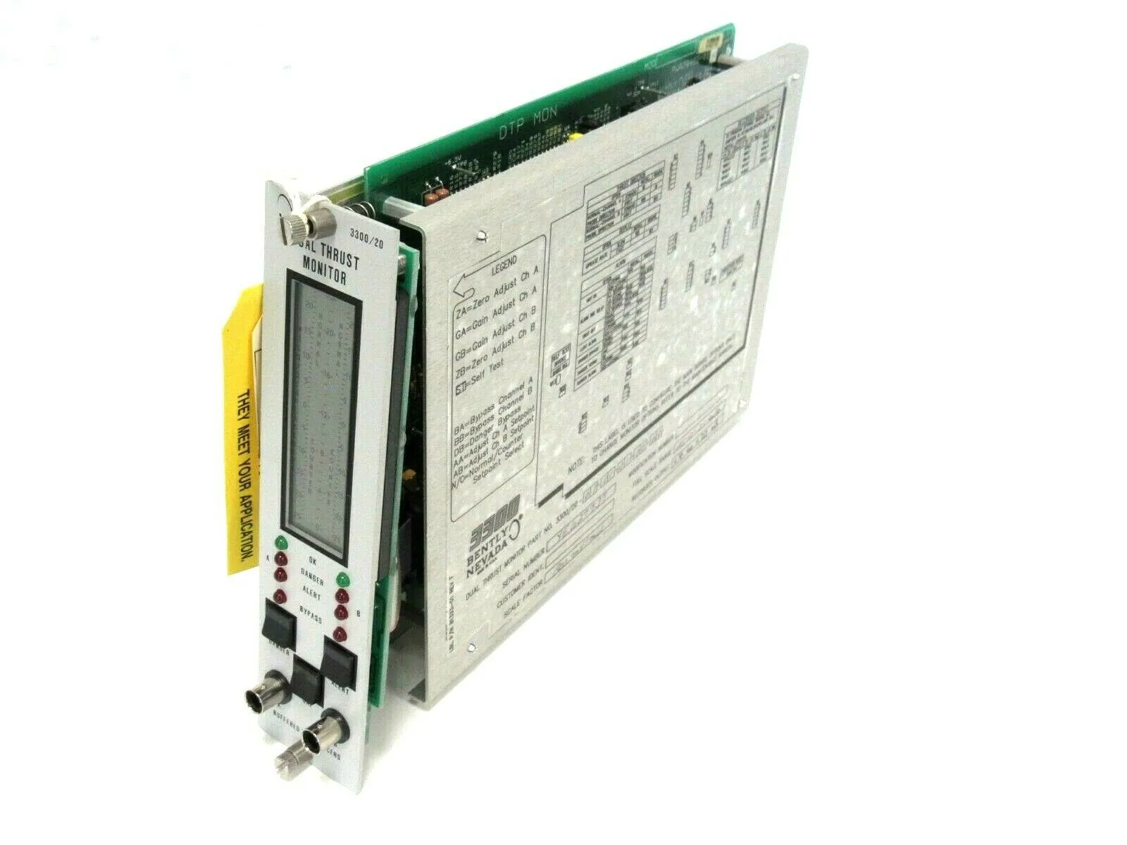 NEW BENTLY NEVADA 3300/20-01-01-01-00-00 DUAL THRUST MONITOR 3300200101010000
