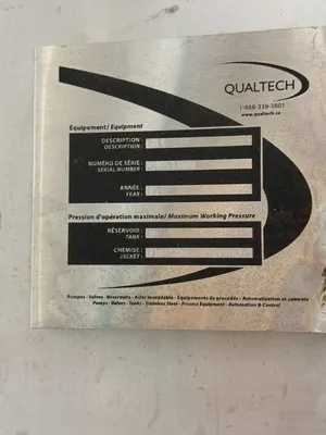 USED 2021 QUALTECH 4,200 GALLON