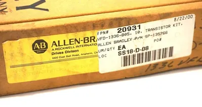 NEW SEALED ALLEN BRADLEY SP-135766 TRANSISTOR PARTS KIT SP135766
