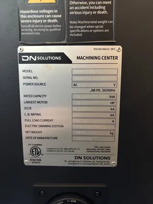 2025 DN SOLUTIONS DNM-5700 MACHINING CENTERS, VERT., N/C & CNC | Prime Machinery (9)