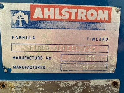 USED Ahlstrom Fiberscreen