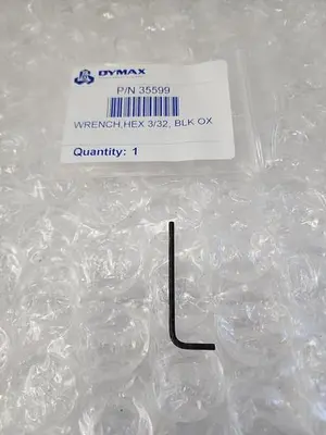 DYMAX 35599, WRENCH , HEX 3-32 BLK OX