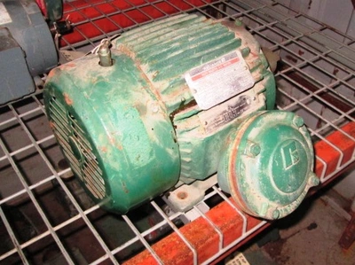 2 HP Reliance Electric Motor, 1165 rpm, Frame 184T
