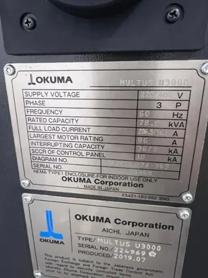 2019 OKUMA MULTUS U3000 5-Axis or More CNC Lathes | Machinery Network (35)