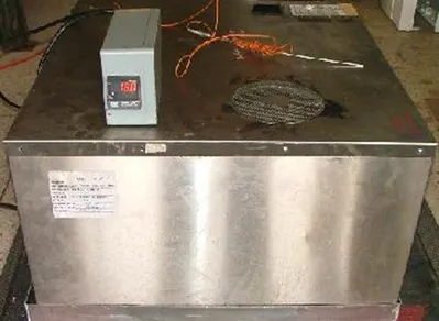 QTY. 1. LAWLER COLD CRANK CHILLING BATH WITH THERM...