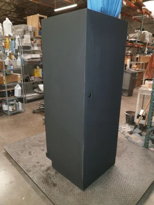 Custom Black Design storage Design Furniture. Re-purpose 23"X24"X64" 3 shelf