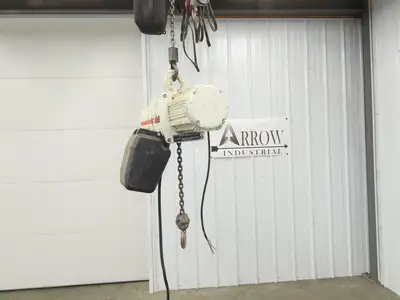 Coffing JLC2016310 Electric Chain Hoist 1 Ton 16 FPM 13' Lift 230/460V 3PH