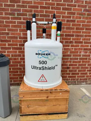Used BRUKER 500 ULTRASHIELD NMR/ NUCLEAR MAGNETIC RESONANCE SPECTROMETER W/ LEGS NMR, Benchtop California US | Equipment Lab #1232071