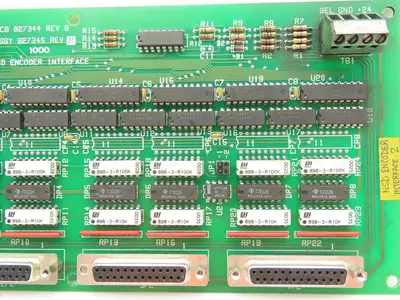 Cincinnati PCB 827344 REV B NSD Encoder Interface Circuit Board 827345