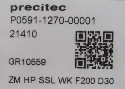 NEW PRECITEC P0591-1270-00001 LENS ASSEMBLY ZM-HP-SSL-WK-F200-D30 P0591127000001